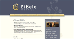 Desktop Screenshot of eissele-weingut.de